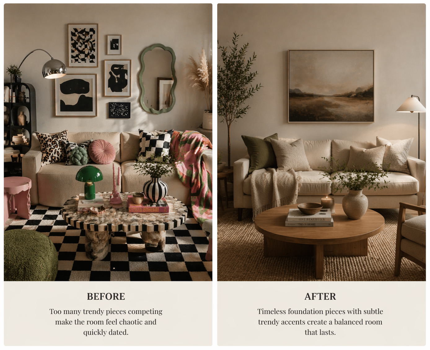 Before and after_ living room makeover